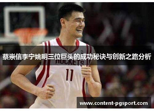 蔡崇信李宁姚明三位巨头的成功秘诀与创新之路分析